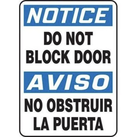 Accuform OSHA NOTICE BILINGUAL SAFETY SIGN SBMABR802XV SBMABR802XV